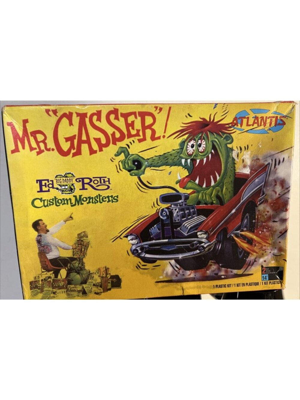 UNUSED Atlantis Ed Big Daddy Roth Mr. Gasser Plastic Model Car Kit H1301
